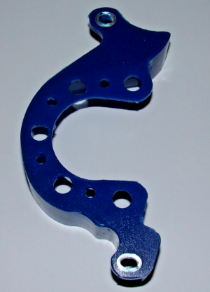 HONDA ATC350X ATC 350X ENGINE CASE SAVER, PROTECTOR, BLUE CHAIN GUIDE 1985-1986