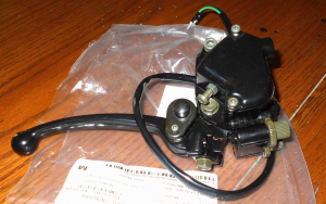 POLARIS SCRAMBLER, OUTLAW, PREDATOR 50 90 THUMB THROTTLE & BRAKE LEVER ASSEMBLY