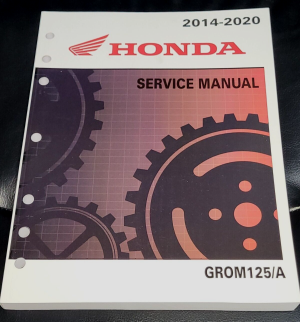HONDA GROM 125 OEM SHOP, SERVICE REPAIR MANUAL BOOK, 2014-20 MOTORCYCLE SCOOTER