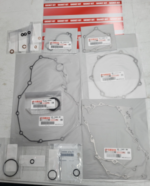 YAMAHA YFZ450R, YFZ450X ATV ENGINE OEM BOTTOM END GASKET KIT 18P-W0002-00