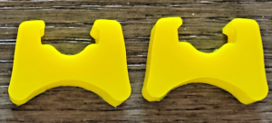 SUZUKI LT250R QUADRACER 250 REAR SHOCK NITROGEN BOTTLE MOUNTING CUSHIONS 85-90