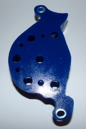 HONDA TRX300EX TRX300X TRX 300EX ENGINE CASE SAVER, PROTECTOR, BLUE CHAIN GUIDE