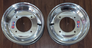 TRX 250X,250R,300EX,400EX,400X,450R,450ER,700XX ALUMINUM FRONT WHEELS,RIMS 4x144