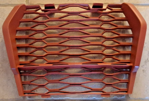 KAWASAKI TERYX KRX 1000 ROCK FRONT RADIATOR GRILL, ORANGE PLASTIC GUARD 2026