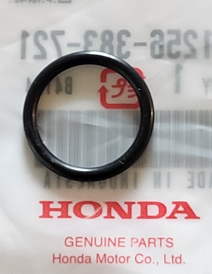 HONDA TRX450R, TRX450ER, CRF450R, CRF450X WATER PASS COLLAR O-RING 91256-383-721