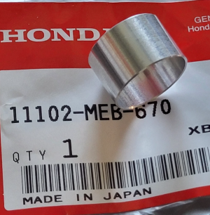 HONDA TRX450R, TRX450ER, CRF450R, CRF450X WATER PASS ALUMINUM COLLAR 02-17, 11102-MEB-670
