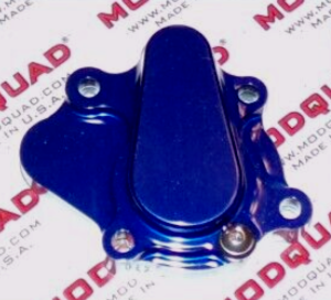 HONDA ATC250R, TRX250R 250R BLUE BILLET ALUMINUM ENGINE WATER PUMP COVER 85-89