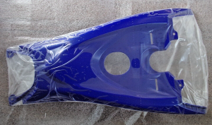YAMAHA RAPTOR 700 BLUE FRONT FENDER GAS TANK COVER 13-24, 1PE-F171A-30-00