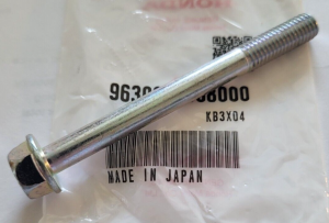 HONDA XR400, CRF150R 8mm, 1.25 pitch, 80mm long BOLT 96300-08080-00