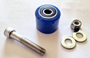 HONDA TRX250R TRX 250R UPPER CHAIN ROLLER, BLUE 52158-HB5-003
