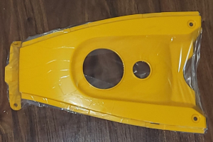 HONDA TRX 350, 400 RANCHER YELLOW GAS TANK COVER, 83700-HN7-000ZC