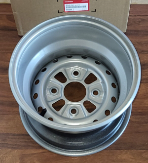 HONDA RANCHER TRX 350 FM FE SILVER 11" OEM REAR WHEEL, RIM 42650-HN5-M40ZA