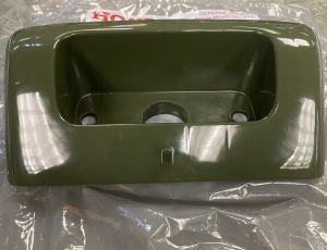 HONDA TRX250 250 RECON GREEN TOOLBOX DOOR, STORAGE BOX COVER, TAILLIGHT HOLDER