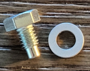 SUZUKI 250 QUADRACER 500 QUADZILLA CLUTCH PINION SHAFT RETAINING BOLT & WASHER