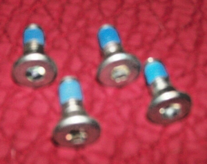 SUZUKI DRZ250 DR200 DR650 4 BRAKE ROTOR BOLTS, FRONT / REAR, 09106-08155