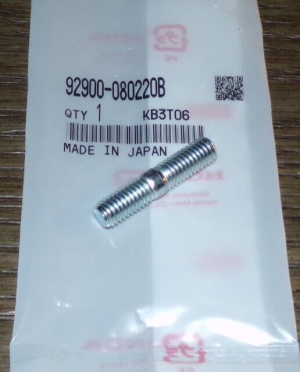 HONDA CYLINDER HEAD EXHAUST STUD, CRF250X, CRF450X, CRF250X, CRF450L, CRF450RWE