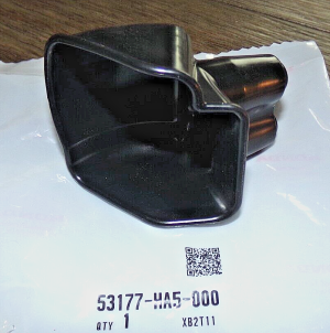 ATC 200X, 250R, 350X, TRX 250EX, 250X, 450R, 400EX CLUTCH LEVER ASSY RUBBER DUST COVER 53177-HA5-000