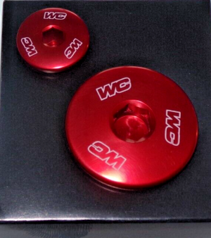 HONDA ATC 200X, 250SX, 250ES BIG RED, 350X MAGNETO STATOR COVER TIMING PLUGS RED