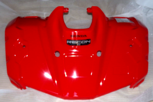 HONDA TRX 250 RECON RED FRONT FENDERS, SPLASH GUARD 61150-HS0-AL0ZC, 2022-2026
