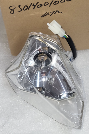 KTM ATV HEADLIGHT ASSEMBLY 450SX, 450XC, 505SX, 525XC, 83014001000, light