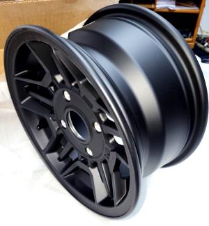 HONDA TRX 500, 520 FOREMAN, 700 RUBICON FRONT ALUMINUM 12" BLACK WHEEL, RIM
