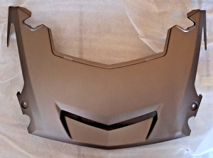 YAMAHA GRIZZLY 700 XTR FRONT FENDER BRONZE NOSE HOOD PANEL, 2UD-F330D-60
