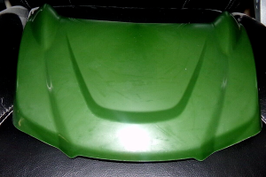 KAWASAKI BRUTE FORCE 750 HANDLEBAR DARK GREEN FRONT COVER 59441-0005-4S2