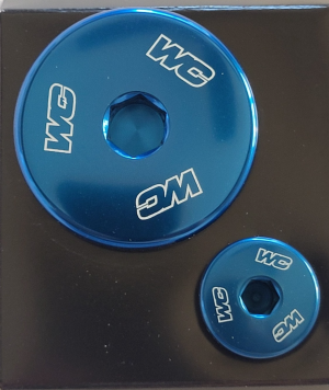 YAMAHA YFZ450X, YFZ450R FUEL INJECTED MAGNETO STATOR COVER TIMING PLUGS BLUE