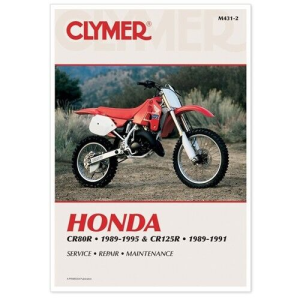 HONDA CR80, CR125 SHOP SERVICE MECHANICS REPAIR MANUAL, BOOK  CM4312