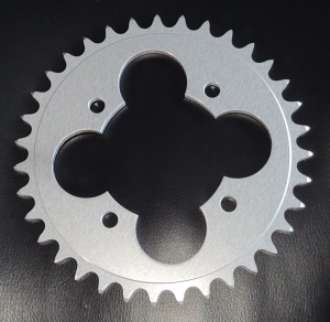 HONDA ATC350X, ATC 350X 35 TEETH ALUMINUM REAR SPROCKET 1985, 35 tooth