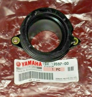 YAMAHA YZ250F WR250F CYLINDER HEAD TO THROTTLE BODY RUBBER INTAKE BOOT FLANGE 1SM-13597-00-00