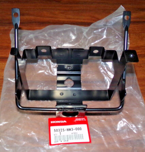 HONDA TRX 300EX, 300X METAL OEM BATTERY BOX, MOUNT 1993-2009, 50325-HM3-000
