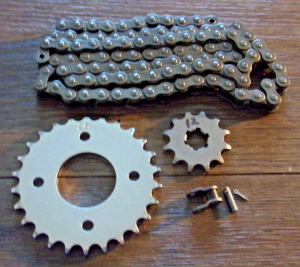 SUZUKI LT80, KAWASAKI KFX80 LT KFX 80 POWER UP, TORQUE CHAIN & SPROCKET KIT