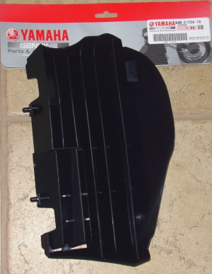 YAMAHA YZ85, YZ 85 OEM RADIATOR BLACK GRILL, GUARD, LOUVER, VENT, SHROUD 23-25