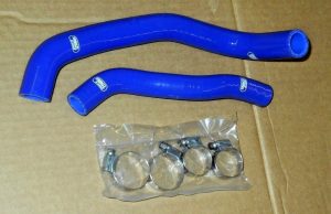 SUZUKI LTZ400, KAWASAKI KFX400, ARCTIC CAT DVX400 BLUE RADIATOR COOLANT HOSES