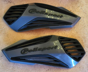 CRF450R, CRF450X,XR200,XR250,XR350,XR400,XR70,XR80,XR100 GRAY & BLACK HANDGUARDS