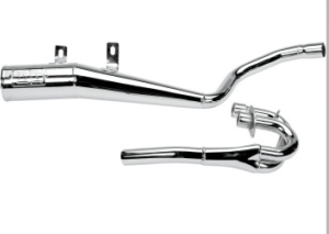 HONDA ATC350X ATC 350X DG RCM COMPLETE KROME STEEL EXHAUST SYSTEM 85-86,