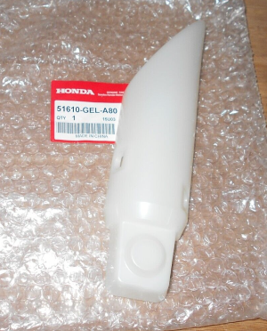 HONDA CRF50 CRF 50 RIGHT FRONT FORK GUARD 51610-GEL-A80, 2013-2023