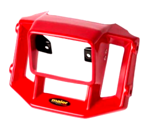 HONDA ATC250R, ATC 250R 1985 RED HEADLIGHT HOUSING, SHROUD, COVER, 460052