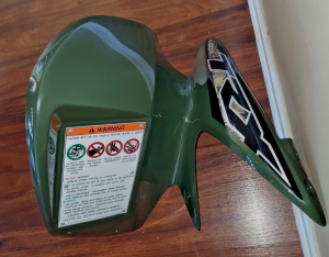 HONDA TRX90, TRX90EX, TRX90X LEFT SIDE GREEN FRONT FENDER & GRAPHIC 2006-2024