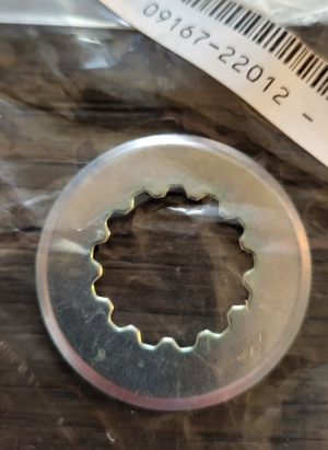 SUZUKI DRZ400, LT160, GZ250, RM250, GN400, SP500 FRONT SPROCKET NUT LOCK WASHER
