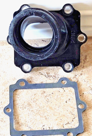 SUZUKI RUBBER REED CAGE INTAKE BOOT, 13110-28C21, RM250 RM 250, 1989-1992