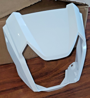 HONDA FOREMAN TRX 500, RUBICON ROSS WHITE HEADLIGHT COVER, HOUSING, SHROUD  53205-HR6-660ZC