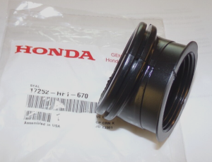HONDA TRX200, TRX 250 RECON, 250EX ,250X AIR BOX INTAKE TUBE DUCT RUBBER FLANGE 17252-HF1-670