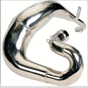 HONDA ATC250R ATC 250R DG EXHAUST XTREME CHROME HEAD PIPE 1985-1986