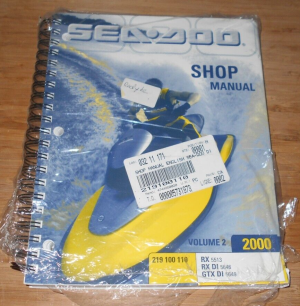 SEA DOO RX 5513, RX DI 5646 GTX DI 5649 MECHANICS SHOP REPAIR MANUAL 219100110