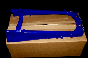 YAMAHA YFZ450R YFZ450X YFZ 450R 450X ALUMINUM OEM REAR SUB-FRAME BLUE 09-24