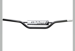BLACK STEEL CR HIGH BEND DIRT BIKE MOTOCROSS HANDLEBARS, BARS  STEEL