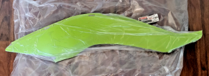 YAMAHA YFZ450R YFZ 450R FRONT FENDER ACID GREEN LEFT SIDE BODY PANEL 2014-2026, 1TD-F1711-B0-00