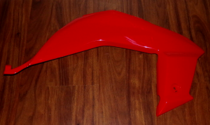 KAWASAKI KFX450R KFX450 FENDER RIGHT SIDE RED PANEL 14091-0793-6B, 08-14